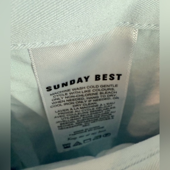 Sunday Best Sky Blue Skirt - Picture 4 of 5